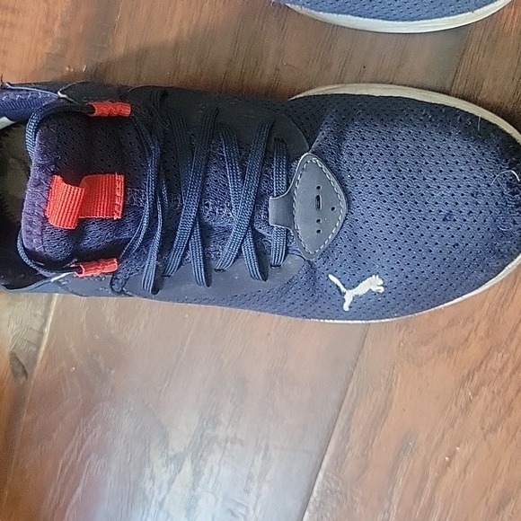 Puma cell kids shoes size 7c color blue white red - Picture 6 of 7